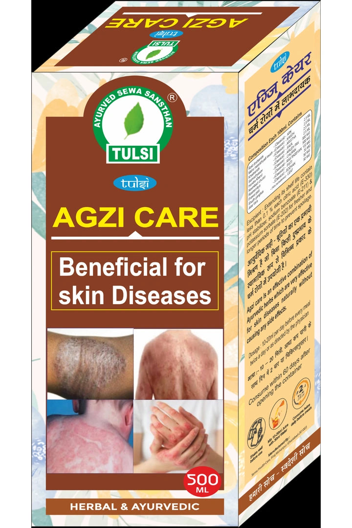 Tulsi Ayurved Agzi Care Syrup - Natural Relief from Acidity, GERD & Heartburn - Ayurvedic Stomach Antacid for Digestive Wellness