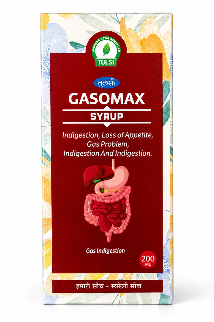 Buy Gasomax Syrup for Digestion Relief – Ayurvedic Formula