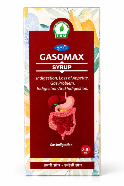 Buy Gasomax Syrup for Digestion Relief – Ayurvedic Formula