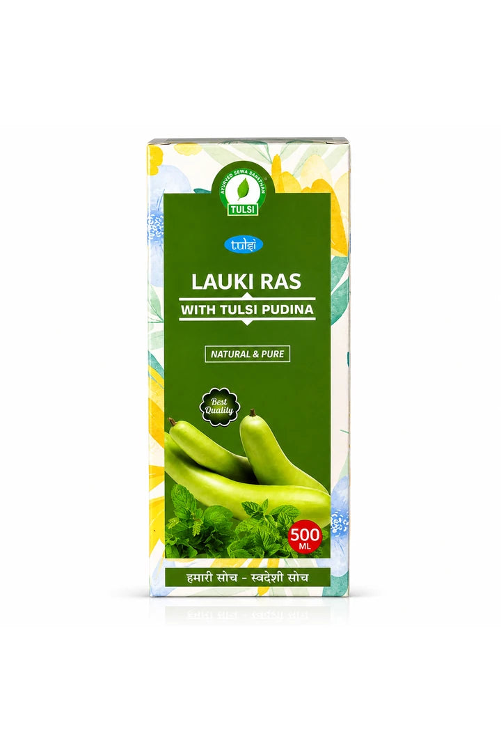 Lauki with tulsi pudina juice