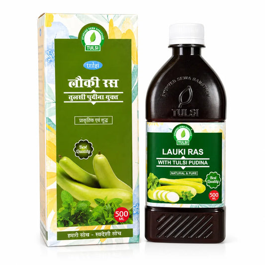 Lauki with tulsi pudina juice